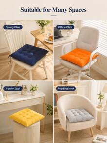 Soft Breathable Modern Square Seat Cushion, Comfortable Dining Chair Pad, Suitable For All Seasons, Fashionable Home/Office/Dining Chair Cushion, Bohemian Style Floor Mat/Tatami Seat Cushion, Multi-Functional Seat Pad - one-size - View 5