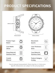 Guess Women's Elegant Mesh Band Watch Crystal Bezel Roman Numeral Dial For Wedding Guest Formal Gala Evening Party Romantic Anniversary Gift For Her - Rose Gold - View 7