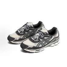 ASICS Gel-NYC Sneakers - Authentic Unisex Retro Lifestyle Running Shoes | Viral 2026 Sportstyle Urban Trainers | Premium Gel Technology Cushioning | Durable Suede & Mesh Performance Footwear | Classic Comfort Daily Sneakers - Oat Gray - 查看 3