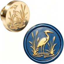 1pc Snowflake/Moon/Fox/Dragon/Happy Birthday/Crane/Leopard Brass Wax Seal Stamp Head (Handle Not Included) Suitable For Wedding Party Invitation Envelopes Cards Gift Packaging - Single Piece - View 33