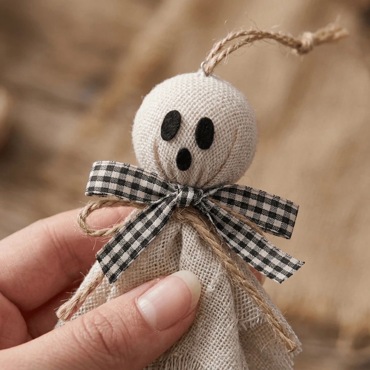 12 Pcs Halloween Ghost Decorations Spooky Ghost Hanging Ornaments - White - View 1