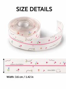 1pc Transparent Decorative Sealing Tape, Cute Cloud & Balloon Pattern ...