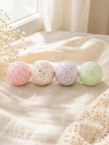 1pc Handmade Crushed Ice Texture Malleable Squeeze Ball, Crystal Particle Soft Round Ball Hand Squeeze Toy, Suitable For Children - Crushed Ice Ball - View 7