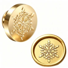 1pc Snowflake/Moon/Fox/Dragon/Happy Birthday/Crane/Leopard Brass Wax Seal Stamp Head (Handle Not Included) Suitable For Wedding Party Invitation Envelopes Cards Gift Packaging - Single Piece - View 30