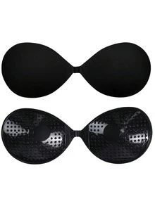 1/3 Pairs Silicone Adhesive Push-Up Bra, Invisible Strapless Sticky Bra, Backless Lift-Up Nipple Covers, Suitable For Wedding And Party Dresses - Multicolor - View 20