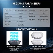 1pc Sticky Mosquito Trap Light, Home Mosquito Repellent Sticky Light With Adhesive Board, Sticky Glue Board Fly Catcher, Portable Bedroom Office Pest Control Device, Insect Catcher, Suitable For Home, Bedroom, Kitchen, Office And Travel - Light-attracting Mosquito Killer - View 5