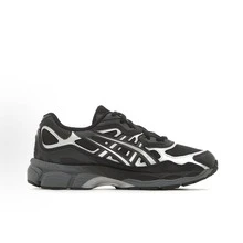 ASICS Gel-NYC Sneakers - Authentic Unisex Retro Lifestyle Running Shoes | Viral 2026 Sportstyle Urban Trainers | Premium Gel Technology Cushioning | Durable Suede & Mesh Performance Footwear | Classic Comfort Daily Sneakers - Black Blank Silver - 查看 2