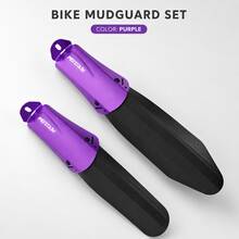 MOTSUV 1 Pair Folding Mountain Bike Mudguards, Aluminum Alloy Front And Rear Rain Guards, Bicycle Mud Fender Accessories - Multicolor - View 11