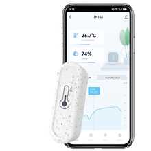 IP65 WiFi Smart Temperature And Humidity Sensor Waterproof Smart Thermometer Hygrometer For Smart Home APP Remote Control Compatible With Tuya SmartLife Alexa - View 1
