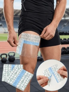 Invisible Anti-Chafing Thigh Pads Self-Adhesive Friction Protection Tape Unisex Thigh Guard Patch For Inner Thigh - Multicolor - View 3