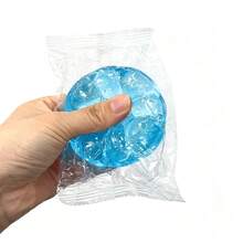 1pc Portable Cube Squeeze Toy Slow Rebound Soft Tactile Fidget Stress Reliever For Office Desk Calm Down Travel Relaxation Party Gift Random Style & Packaging - Multicolor - View 5