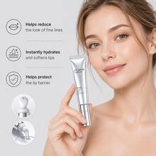 BARUBT Essence Bibir Kolagen Peptida, Formula Ringan yang Melembapkan, Kilau Alami, Melembapkan Bibir Kering, 10g - Fruity - View 3