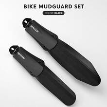 MOTSUV 1 Pair Folding Mountain Bike Mudguards, Aluminum Alloy Front And Rear Rain Guards, Bicycle Mud Fender Accessories - Multicolor - View 14