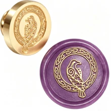 1pc Snowflake/Moon/Fox/Dragon/Happy Birthday/Crane/Leopard Brass Wax Seal Stamp Head (Handle Not Included) Suitable For Wedding Party Invitation Envelopes Cards Gift Packaging - Single Piece - View 34