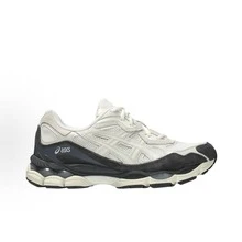 ASICS Gel-NYC Sneakers - Authentic Unisex Retro Lifestyle Running Shoes | Viral 2026 Sportstyle Urban Trainers | Premium Gel Technology Cushioning | Durable Suede & Mesh Performance Footwear | Classic Comfort Daily Sneakers - 白色 深灰色 - 查看 2