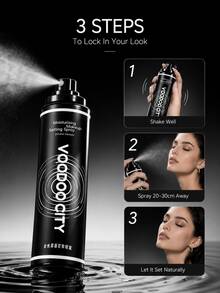 voodoo city 150ML Setting Spray Matte Finish Quick Drying Long-Lasting Makeup Lock Oil Control Non-Greasy Setting Spray - Clear - View 4