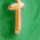 Dark Green Oil-drip Cross