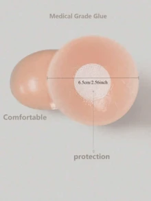 10pcs Silicone Nipple Covers, Invisible Reusable Skin-Friendly Women's Nipple Covers - Multi-color - View 5
