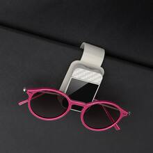 Sturdy Sun Visor Clip Fashion Glasses Holder - For Car Sun Visor, Glasses Hook Clip, Car Interior Sun Visor Accessory - A - View 6