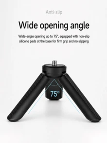 Mini Foldable Tripod With 1/4'' Screw, Mini Portable Desktop Tripod, Outdoor Shooting Handheld Camera Mount With Dual Claw Action Camera Adapter, Compact And Portable, Suitable For Pocket 40/Pocket 3, Osmo Action 5 Pro/4 And Other Cameras, Phone Holder, Webcam And LED Light, Perfect For Vlogging And Travel, Essential Gift For Photography Enthusiasts - View 5