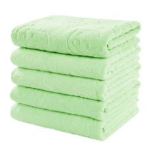 Wash Cloths 6/12/24 Pack, Super Soft & Skin Friendly Face Towel For Sensitive Skin, Reusable Washable Makeup Remover Cloth, Easy To RinseFacial Cleaning Cloth - Green - View 1