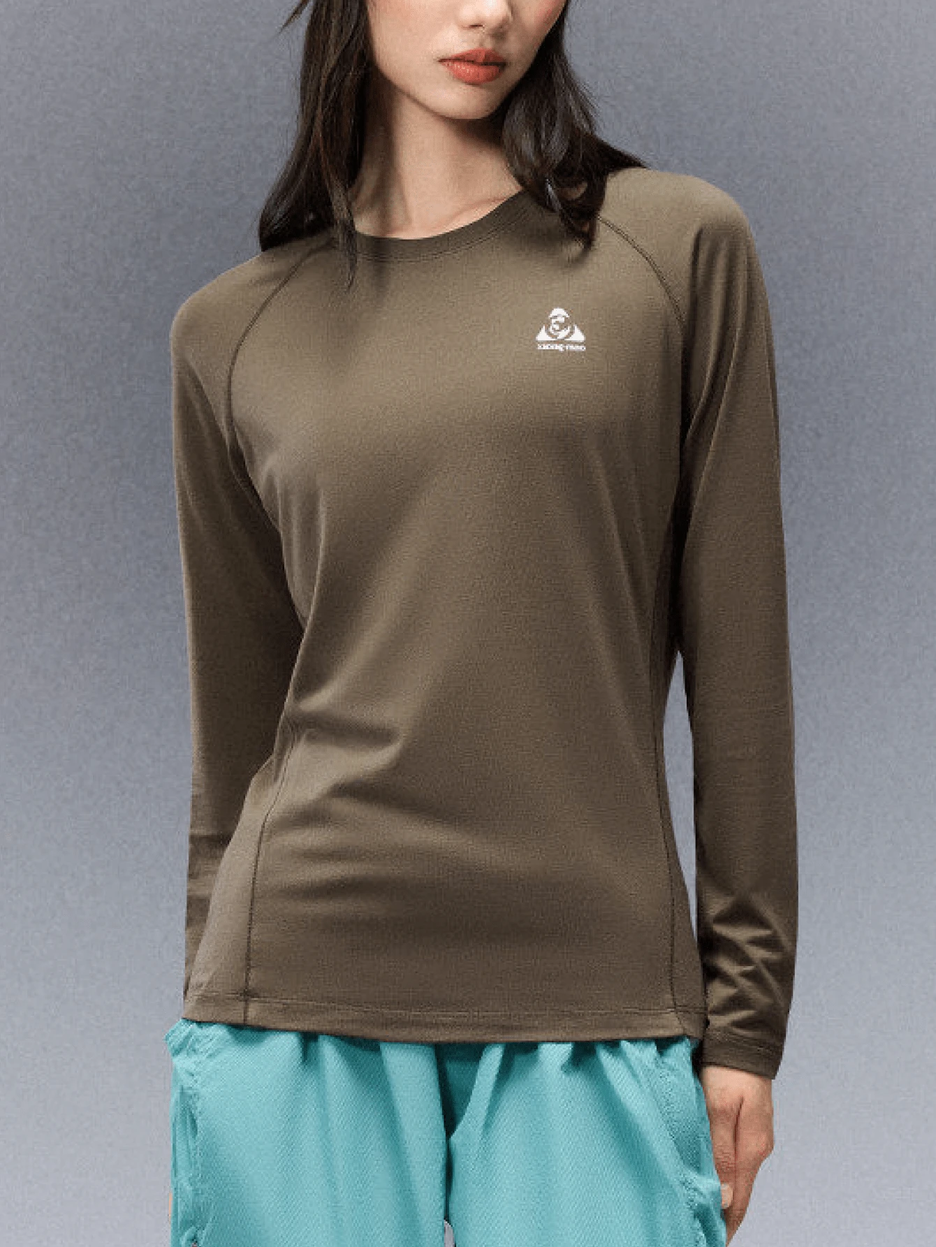 CAMEL CROWN Women's Crew Neck T-Shirt – Long & Short Sleeve Options; New Style, Breathable, Comfortable, And Stylish For Outdoor Sports - Ranger Brown - View 1