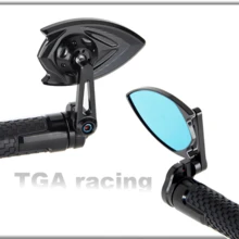 Rocket-Shaped Rearview Mirror, High-Definition Anti-Glare Universal Rearview Mirror, Motorcycle/Electric Scooter Rearview Mirror, With Mirror Mount, Adjustable Rearview Mirror, Aluminum Alloy Rearview Mirror, Suitable For Electric Motorcycles, Motorcycles, Rearview Mirror Replacement - A - View 7