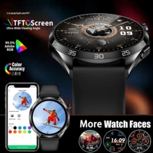 ERUN This Smartwatch Features A 1.5-Inch High-Definition Touchscreen And Built-In 250mAh Battery, Supports Wireless Calls And Texting, Comes With LED Flashlight And Multiple Sports Modes, Making It An Excellent Gift For Friends And Family - View 3