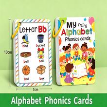 27張英文字母閃卡，幼兒教育，學習顏色、動物、字母，認知發展卡，雙面設計。適合3-6歲兒童的字母發音閃卡。包含26個字母、單字及對應解釋，開學用品 - 彩色 - 查看 12