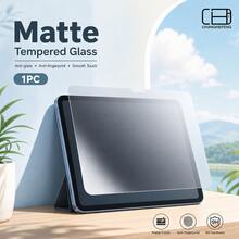 Matte Tempered Glass Screen Protector Compatible With IPad, Anti-Glare, Supports Apple Pencil, Scratch-Resistant And Anti-Fingerprint, Compatible With All Models 11th/10th/9th/8th/7th/6th/5th/2025Air/2024Air/2024Pro/2022pro/2024Air/2025Air/2021pro/2020pro/2018pro/Mini6/Mini5/Mini4/Air5/Air4/Air3 (10.2 Inch/11 Inch/10.9 Inch/8.3 Inch/12.9 Inch/9.7 Inch/13 Inch), Full Screen Ultra Clear Protection Film, Suitable For Easter, Spring, Summer - 1pc Matte - View 3