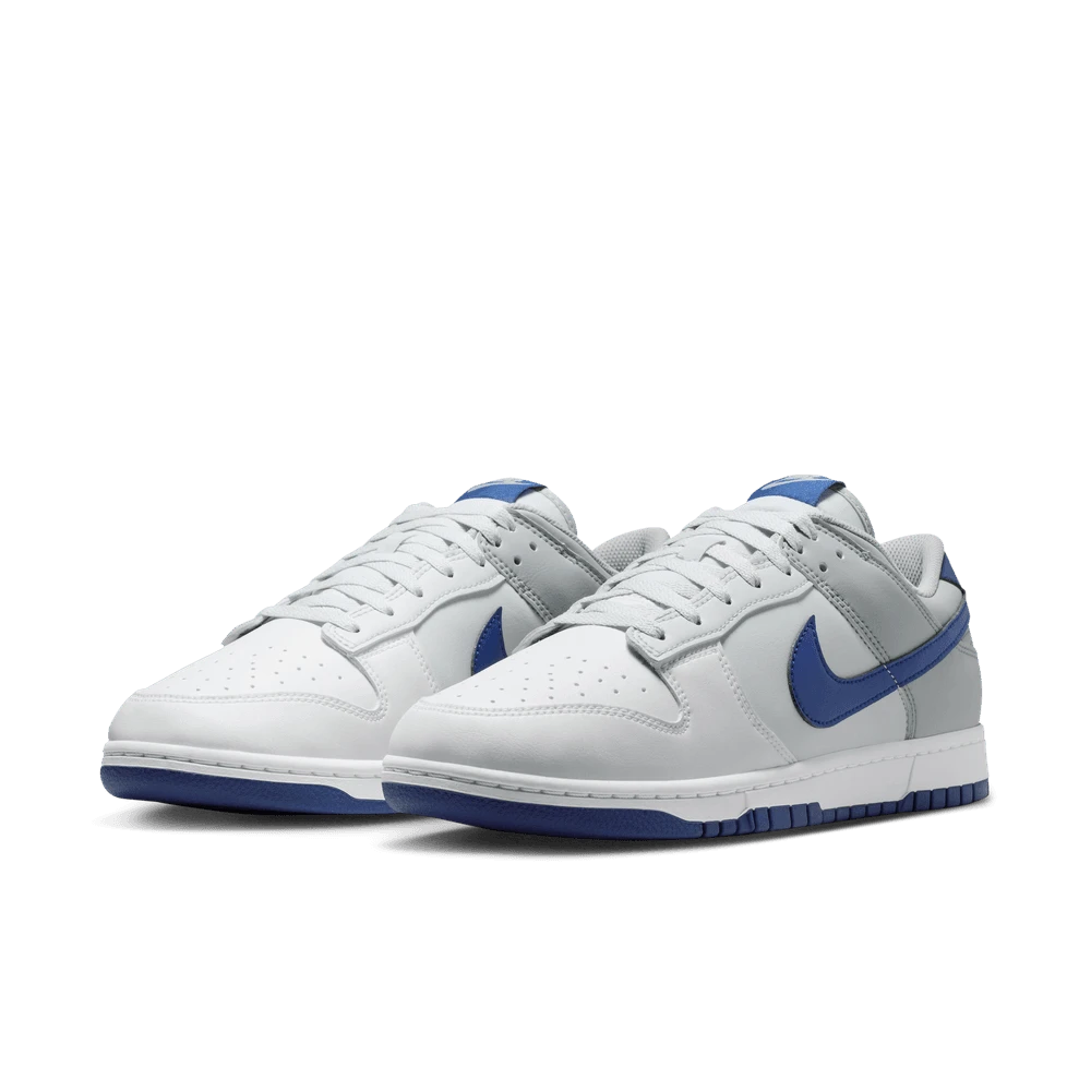 Nike Dunk Retro Lace-Up Comfortable Low-Top Sneakers Men's - White - View 1