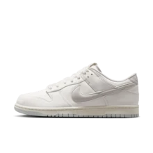 Nike Dunk LOW RETRO PRM 舒適貼合 低筒 板鞋 男款 白色 - 白色 - 查看 5