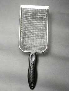 Multifunctional Stainless Steel Mesh Scoop - Heavy Duty Beach Sand Sifter, Suitable For Shark Teeth And Shells, Pet Cat Litter Scoop, Garden Soil Filter - Multicolor - View 7