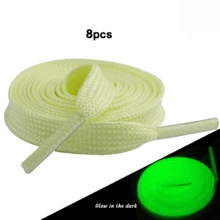 8/2PCS, Multi-Color Options, 120cm Glow-In-The-Dark Solid Color Reflective Shoelaces, Unisex Sports Shoes, Versatile, Suitable For Daily Wear, Dating, Party And Holiday Outfits - Multicolor - View 14