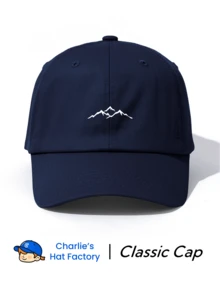 1pc Mountain Peak Print Baseball Cap, Vintage Fashion Distressed Style, Unisex, Suitable For All Seasons, Adjustable Size, Soft Crown, Fashionable Hiking Hat, Perfect For Outdoor Trips, Hiking, Daily Wear, Ideal Gift - Mountain - View 11