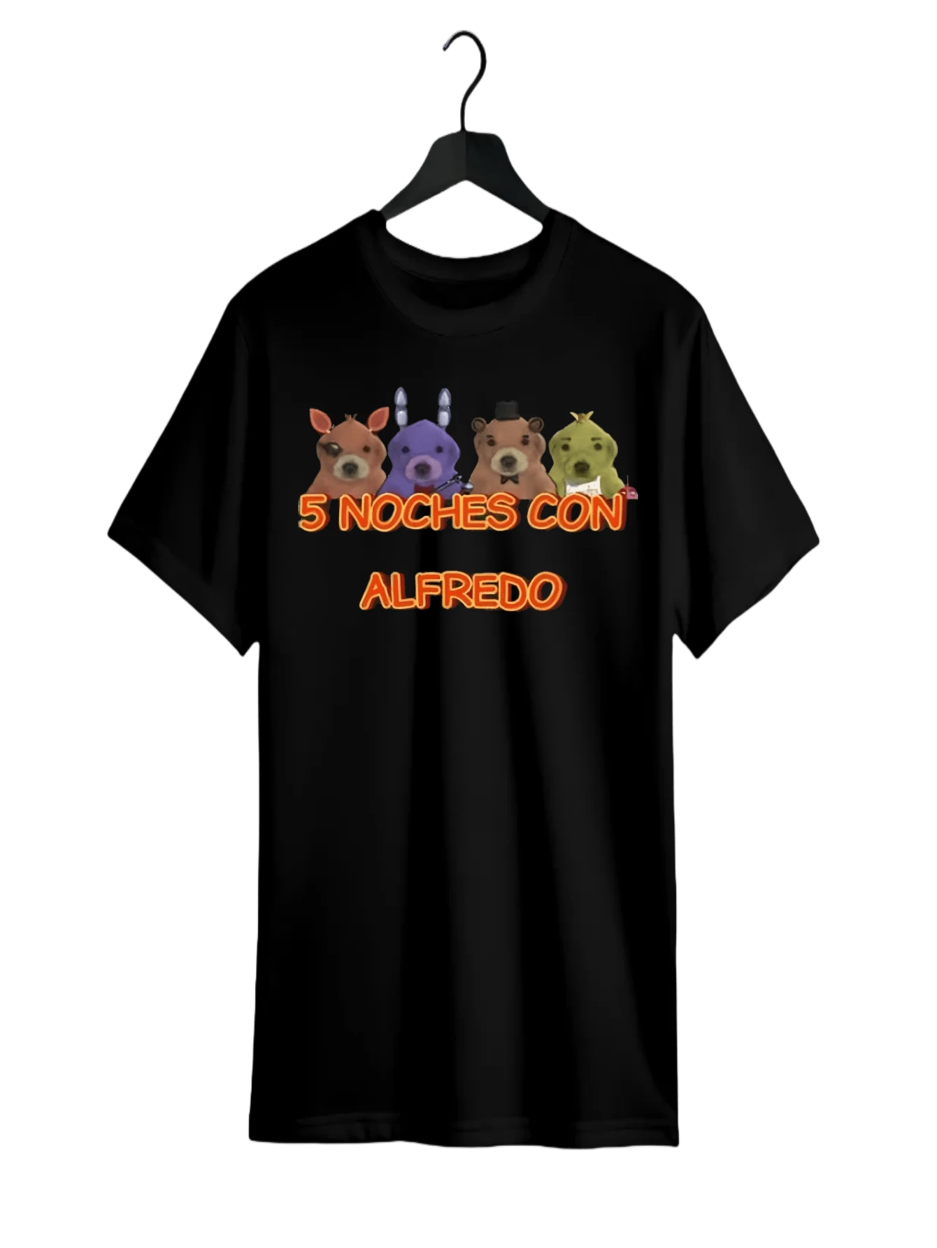 5 Noches Con Alfredo Tee For Every Sport Enthusiast – Unisex - 黑色 - 查看 1