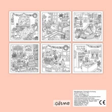 Comfortable Country Life Adult Coloring Book: Quiet Country Courtyard Water Well & Lazy Cats And Dogs Cover, Soft Outline Peaceful Country Garden Interior Pages, Suitable For Inner Peace And Coloring Hobby - XJ-866.Healing Pastoral Casual (A4) - View 9