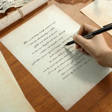 Vintage Nostalgic A4 Double-Sided Letter Paper DIY Journal Decoration Material - A4 - View 2