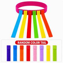 Tail Tag Game Belt, Belt With 6 Detachable Tails, Random Color, Hook And Loop Running Chase Activity Equipment, Back To School Gift, Suitable For Sports Day, Backyard Lawn, Carnival Party, Camping Picnic, Team Building, Outdoor Games, Adult Group Competition - One Size Fits All - View 10