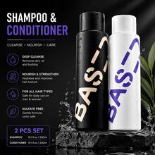 2 Piece Hair Care Set With Shampoo And Conditioner For Soft, Fresh Looking Hair,Hair Care Duo Set Shampoo & Conditioner For Daily Use, Cleansing And Moisturizing Formula - Shampoo+Conditioner - View 1
