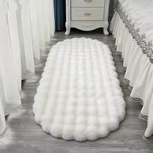 1pc White Bubble Texture Floor Mat, Kitchen Rug, Kitchen Floor Mat, Door Mat, Small Rug, Carpet, Runner Rug, Floor Mat, Home Decor, Area Rug, Outdoor Mat, Home Decor, Area Carpet, Bedroom Rug, Washable Carpet - White - View 2