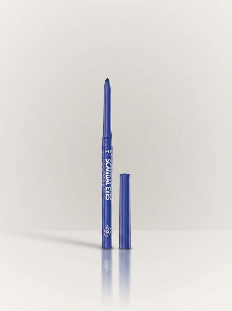 Rimmel Scandaleyes Exaggerate Eye Definer 004 Cobalt Blue 0.35 G – Eyeliner, Waterproof, For Makeup Enthusiasts, Cobalt Blue, Suitable For Daily Makeup Routine - 004 Cobalt Blue - View 1
