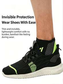 Sports Ankle Support, Suitable For Basketball, Football, Volleyball And Fitness, Unisex, Shock-Absorbing Function To Relieve Foot Fatigue, With Hook And Loop Heel Protection Design, Wrap-Around Compression Structure And Adjustable Ankle Support System. - Multicolor - View 7