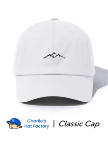 1pc Mountain Peak Print Baseball Cap, Vintage Fashion Distressed Style, Unisex, Suitable For All Seasons, Adjustable Size, Soft Crown, Fashionable Hiking Hat, Perfect For Outdoor Trips, Hiking, Daily Wear, Ideal Gift - Mountain - View 10