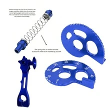 Bộ nâng cấp hiệu suất khung xe mô tô chuyên nghiệp: Cần lắc phanh sau hợp kim nhôm CNC, khối điều chỉnh xích truyền động sau & bộ lò xo hồi vị – Phụ tùng độ phổ biến cho CRF, Kawasaki, Suzuki, Pulsar & Cafe Racers - A - Xem 16