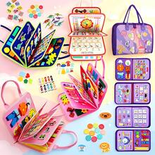 12-In-1 Busy Board - Sensory Toys, Promote Motor Skills Development - Learning Activity Book With Zipper, Buckle, Button And Lace, Suitable For Children 0+ - Ideal Birthday Gift For Boys And Girls, Random Accessory Colors Back To School - Multicolor - View 2