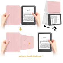 Protective Case For Kindle Paperwhite 12th Generation (2024 Model) 7-Inch E-Reader, Magnetic Acrylic Shell, Auto Wake/Sleep Function, 360° Rotation, Detachable - Multicolor - View 5