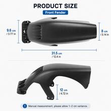 Replacement Rear Fender, Rear Wheel Mudguard For Ninebot G3 Electric Scooter - Black - View 3