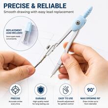 Compasses - Blue Mini Ruler - View 4