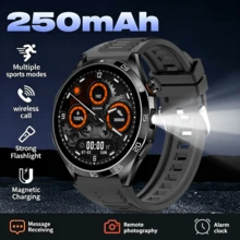 ERUN This Smartwatch Features A 1.5-Inch High-Definition Touchscreen And Built-In 250mAh Battery, Supports Wireless Calls And Texting, Comes With LED Flashlight And Multiple Sports Modes, Making It An Excellent Gift For Friends And Family - View 8